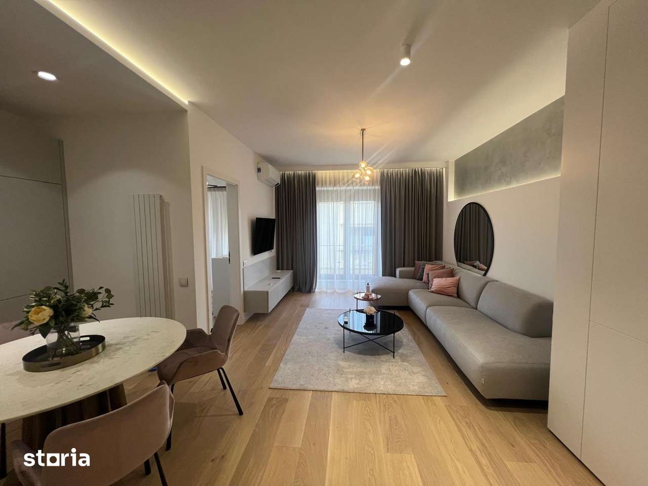 HERASTRAU LE CLUB DE INCHIRIAT APARTAMENT 2 CAMERE MOBILAT LUX — fotografia 3