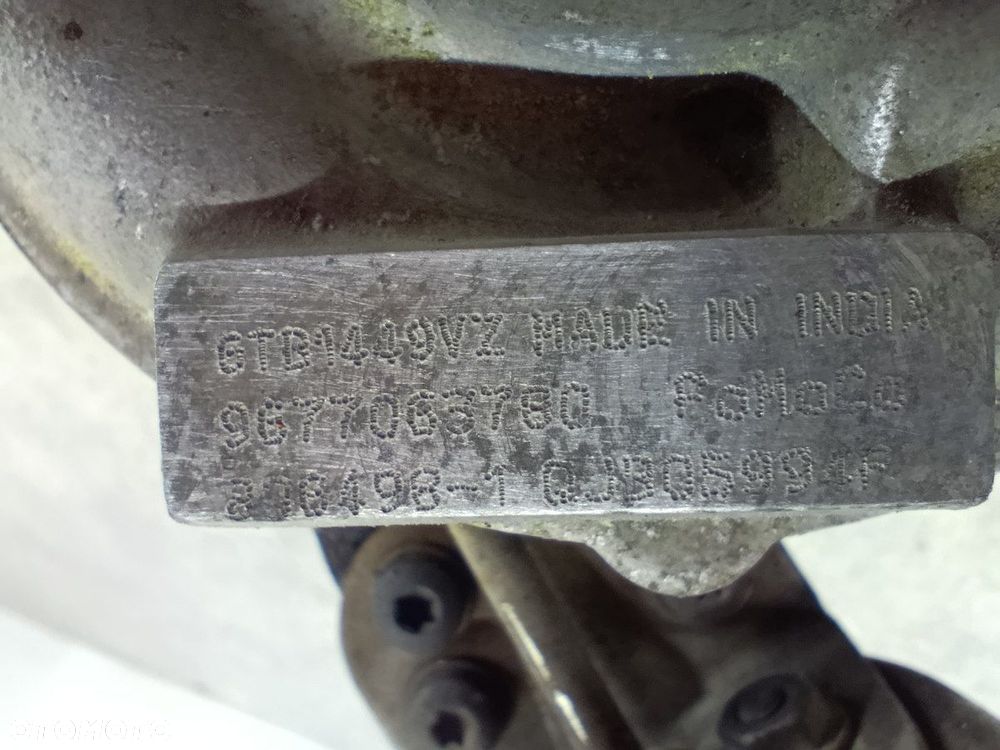TURBINA Z KOLEKTOREM FORD GALAXY III 9677063780 GTB1449VZ  GARRETT 2.0 TDCI - 5