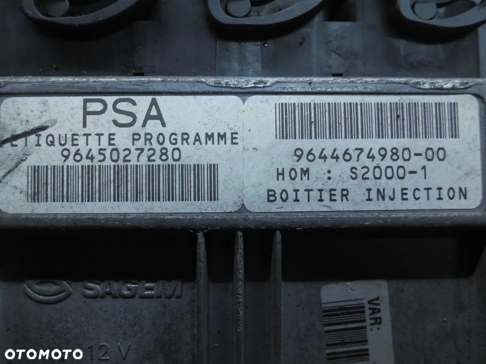 CITROEN XSARA 1.8 KOMPUTER SILNIKA STEROWNIKA 9644674980 POSIADAM 2 SZT - 4