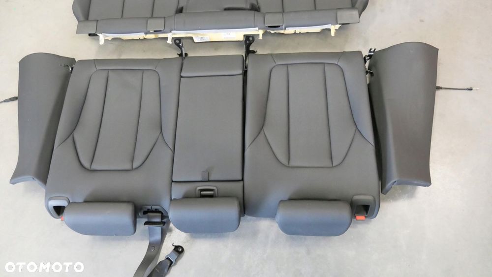 bmw x3 g01 tapicerka kanapa tylna leatherette czarna ekoskóra k8sw - 9