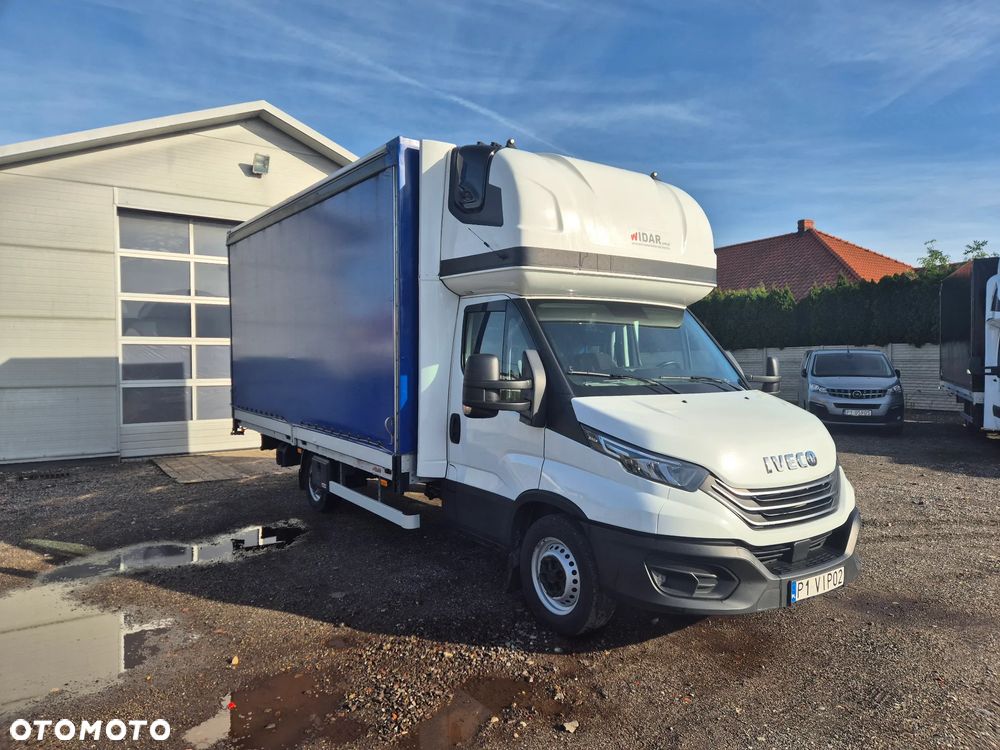 Iveco DAILY PLANDEKA 12EP 3.0 180KM MANUAL SERWIS ASO BEZWYPADKOWY ZADBANY 2023 PODUSZKI FV23% KLIMA WEBASTO 35S18 FULL LED - 6