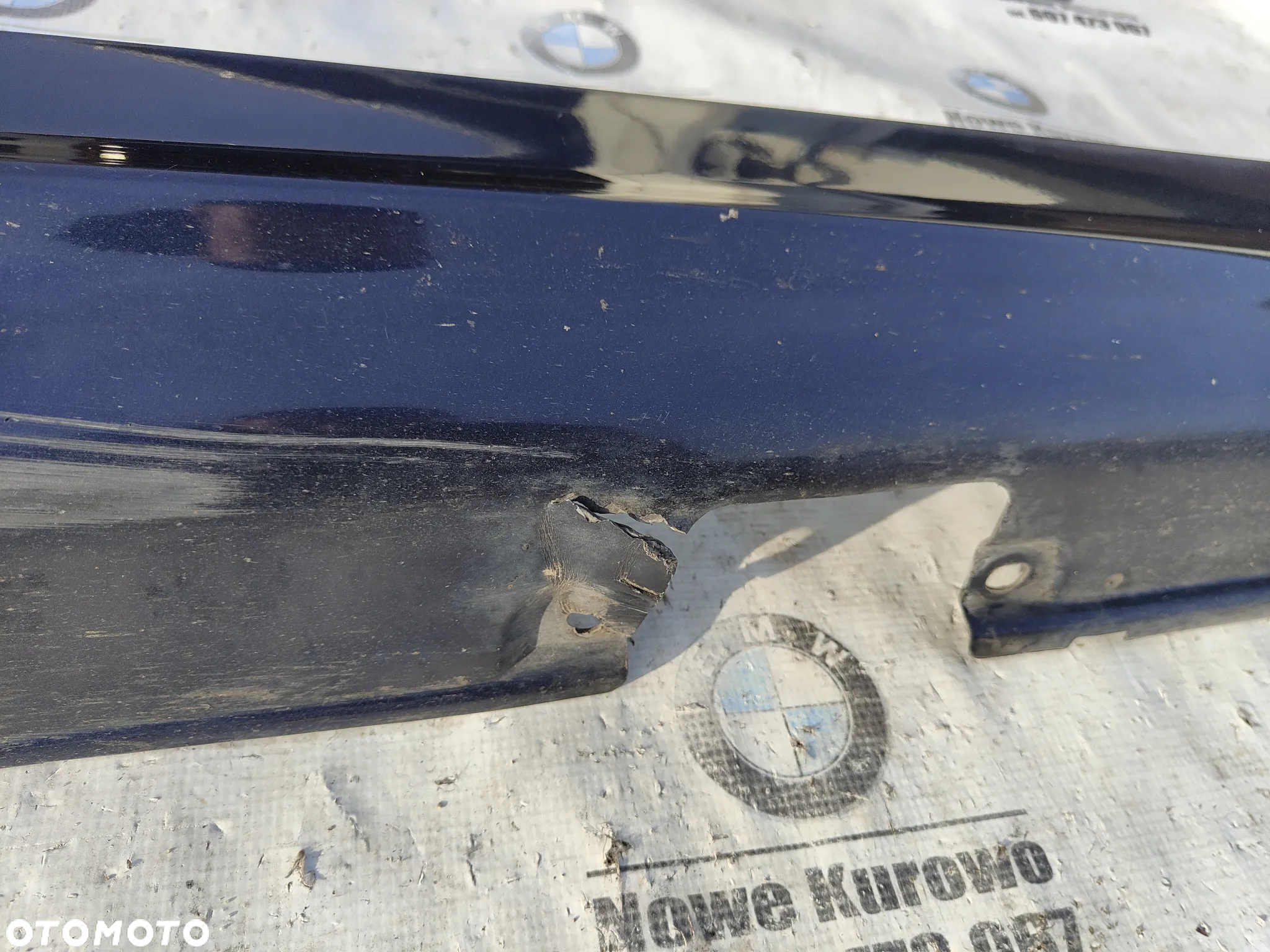 BMW E46 Sedan Kombi przed liftingiem Listwa progowa Orientblau Prawa - 7