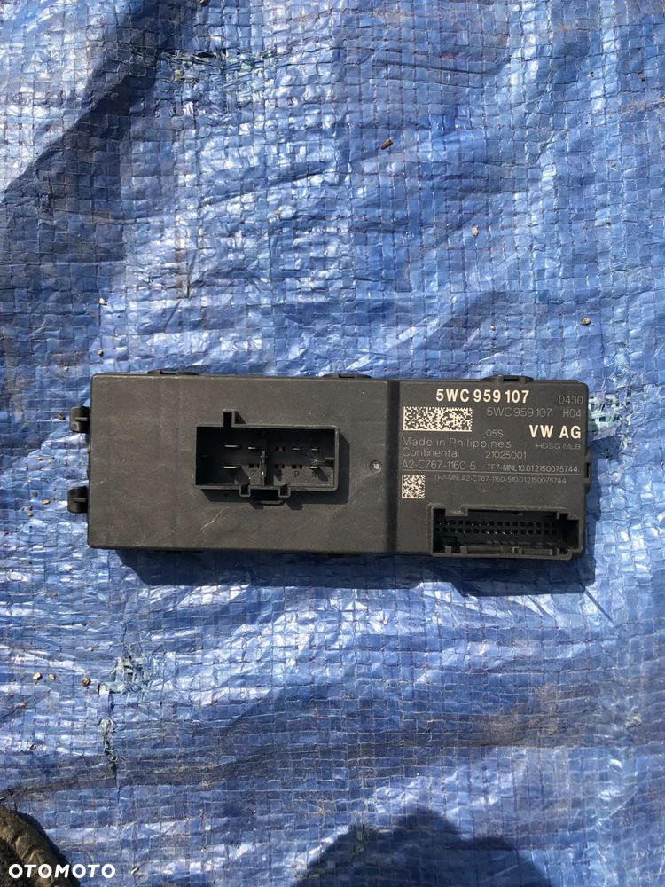 VW SKODA AUDI MODUŁ STEROWNIK KLAPY BAGAŻNIKA 5WC959107 - 1