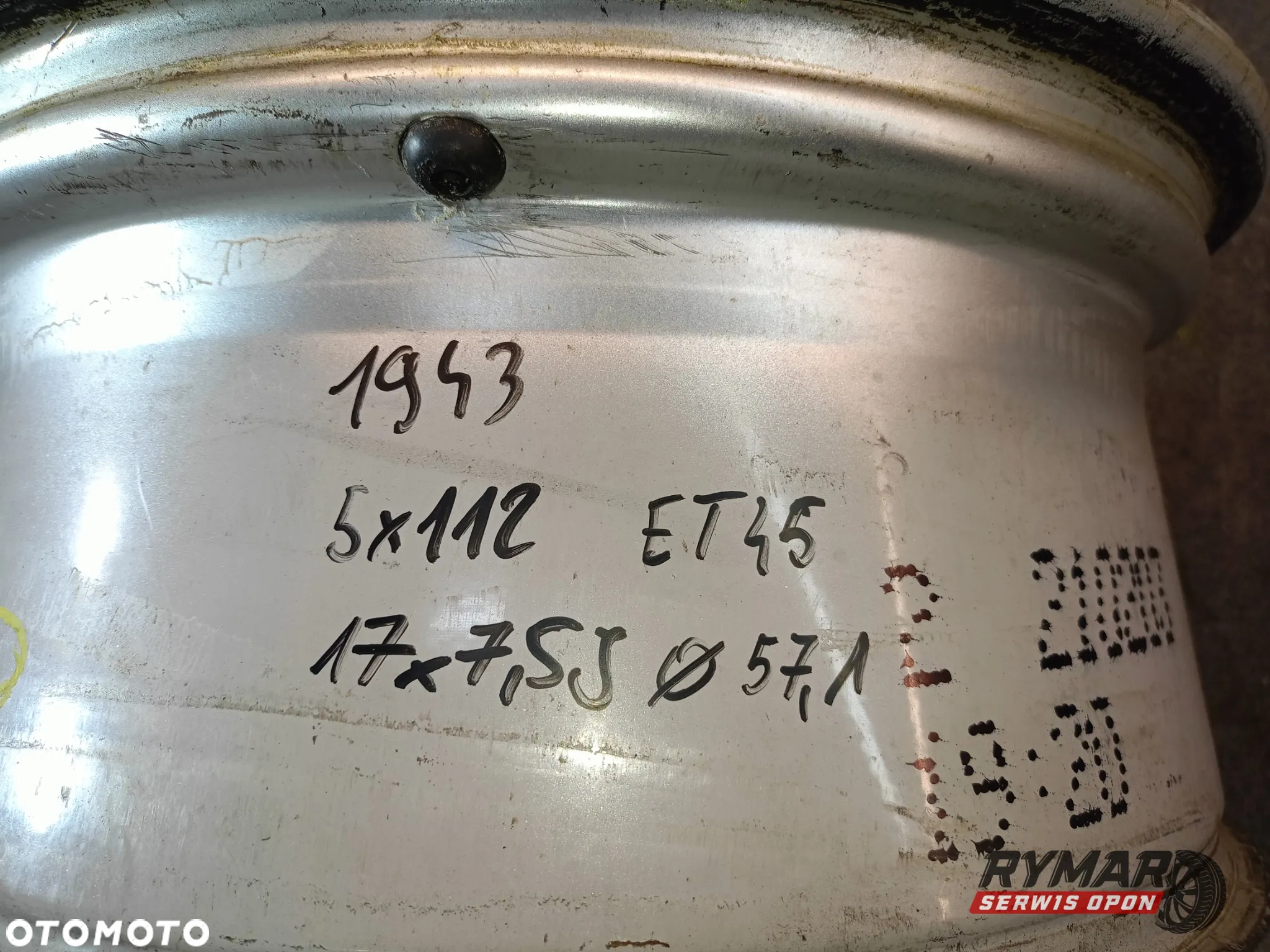 ŚLĄSK ALUFELGI 7.5X17" 5X112 ET45 AUDI A4 B6 B7 A6 C6 OE KOMPLET - 13