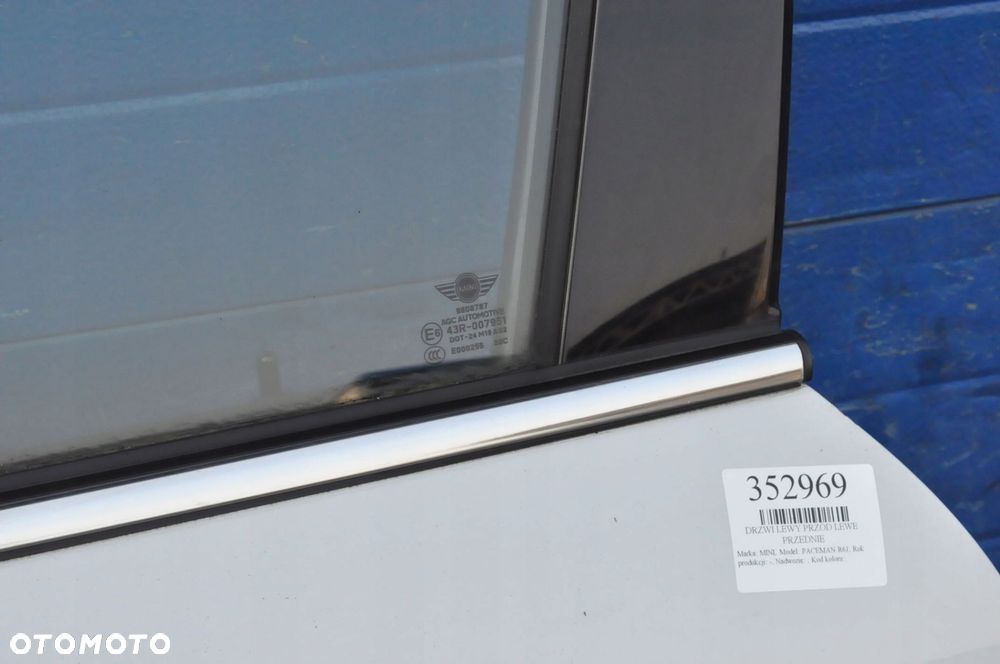 MINI R61 DRZWI LEWY PRZÓD LEWE PRZEDNIE - 5