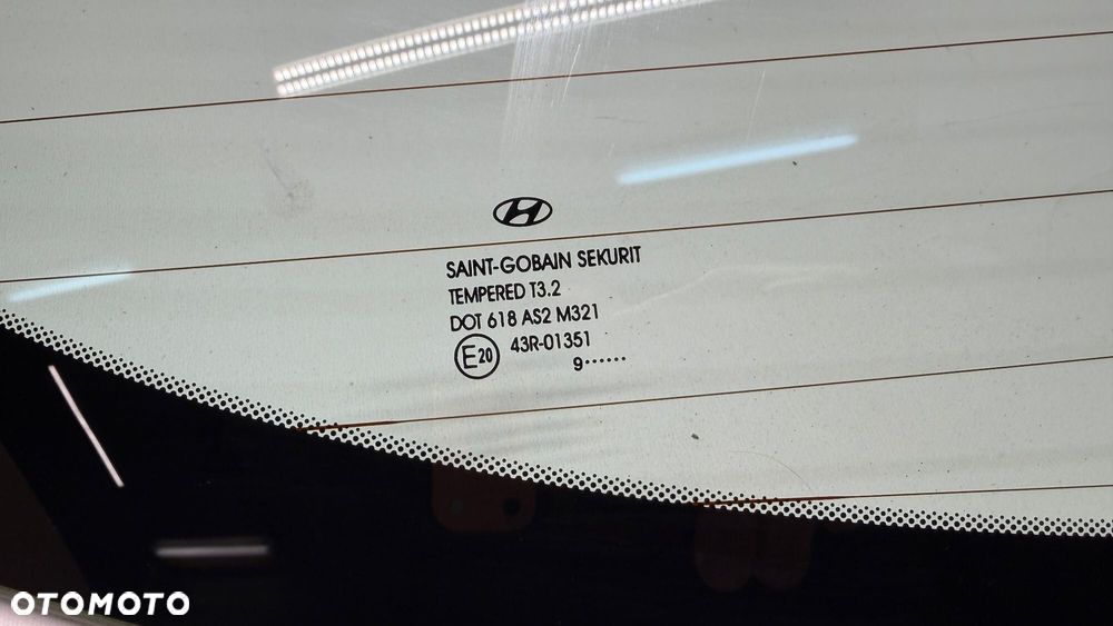 HYUNDAI I30 III HB SZYBA TYLNA TYŁ KLAPY BAGAŻNIKA 2019 ROK - 4