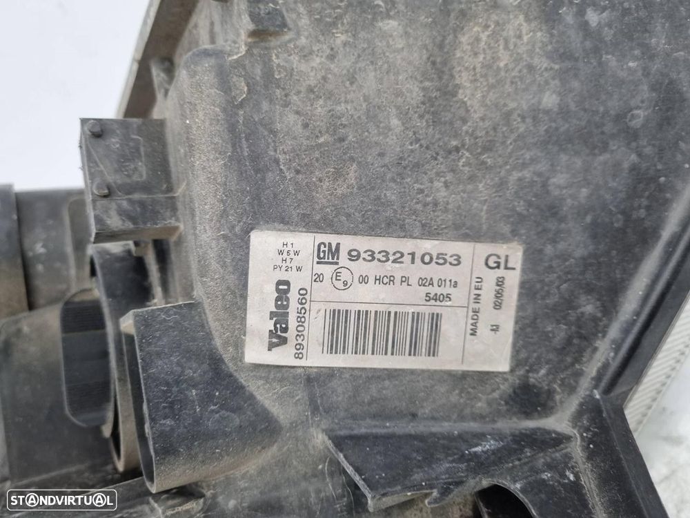 FAROL DIREITO OPEL MERIVA A LIMUSINA 2003 - 4