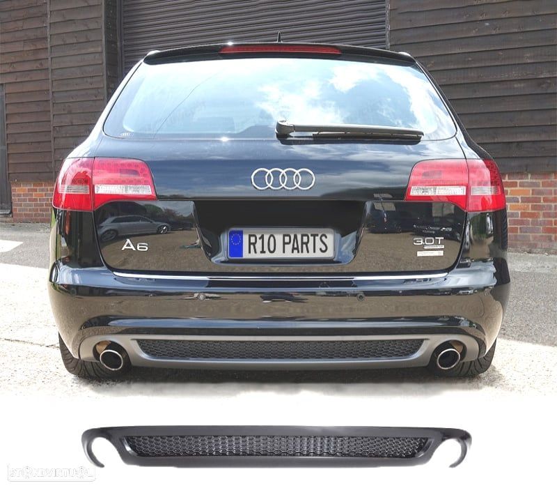 DIFUSOR AUDI A6 C6 4F AVANT SEDAN 08-11 LOOK RESTYLING - 2