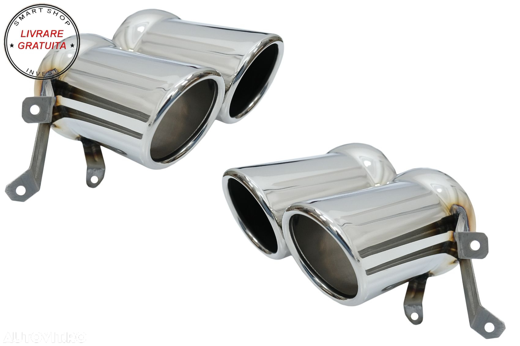 Difuzor Bara Spate si Ornamente Evacuare Audi A4 B8 Facelift (2012-2015)- livrare gratuita - 9