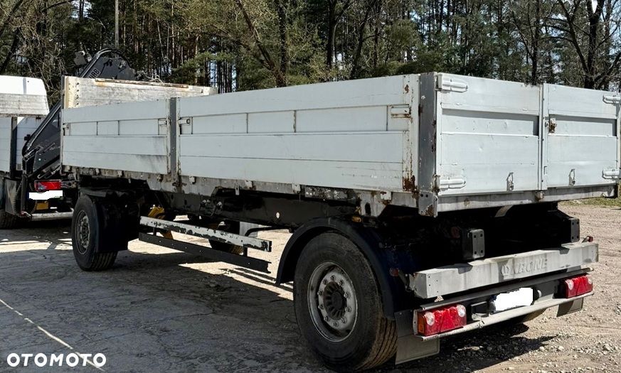 MAN TGX 26.480 6x2 XLX HIAB XS 144DS-3 PRO DŁ:10.5m AUTOMAT RETARDER KLIMA OŚ PODNOSZONA I SKRĘTNA DŁ:PAKI:6.4m BURTY ALUMINIOWE + PRZYCZEPA SCHWARZMULLER BURTOWA DŁ:7m 2009r EURO 5 - 19