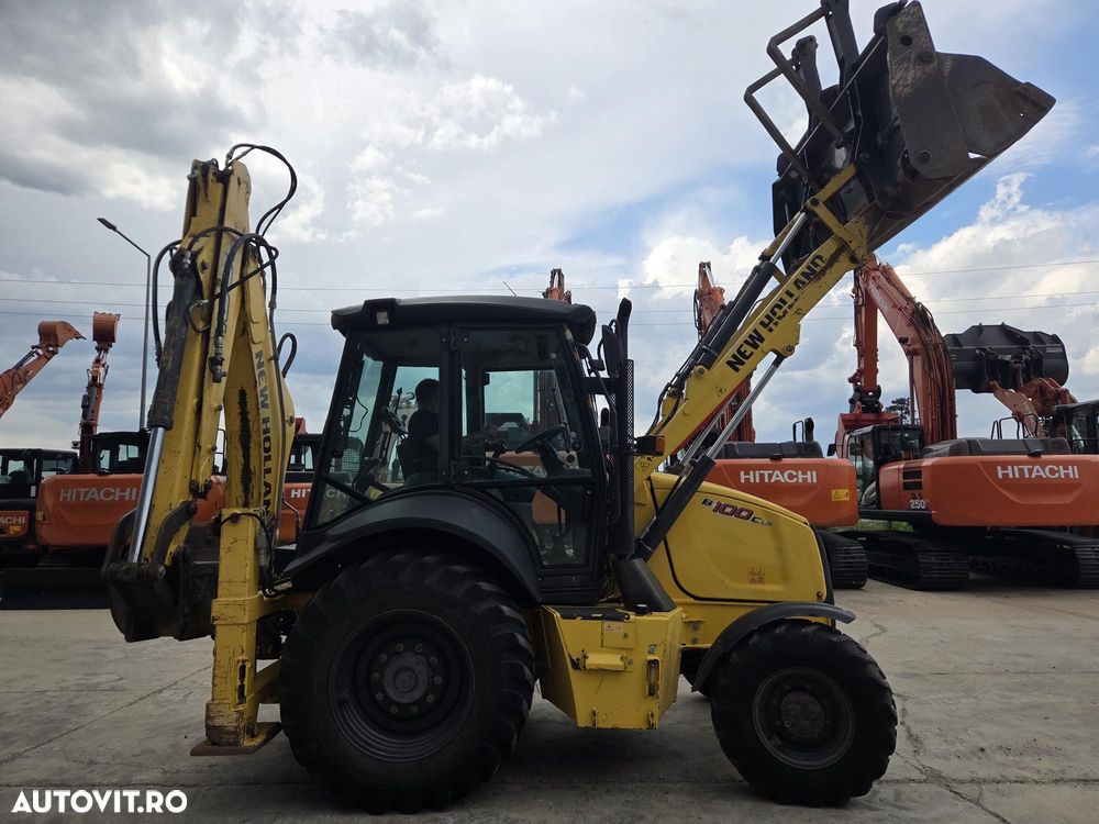 New Holland B110C, 2020, 5.117h, 110 CP, Cupa multifunctionala 4x1 cu furci, Brat excavare extensibil, fara aer conditionat, CE, lung 5,8m, latime 2,3m, Masa operatinala 8tone, Adancime  sapare 6m, posibil leasing 4 ani-PROMOTIE 39.900 EUR+Tva - 5