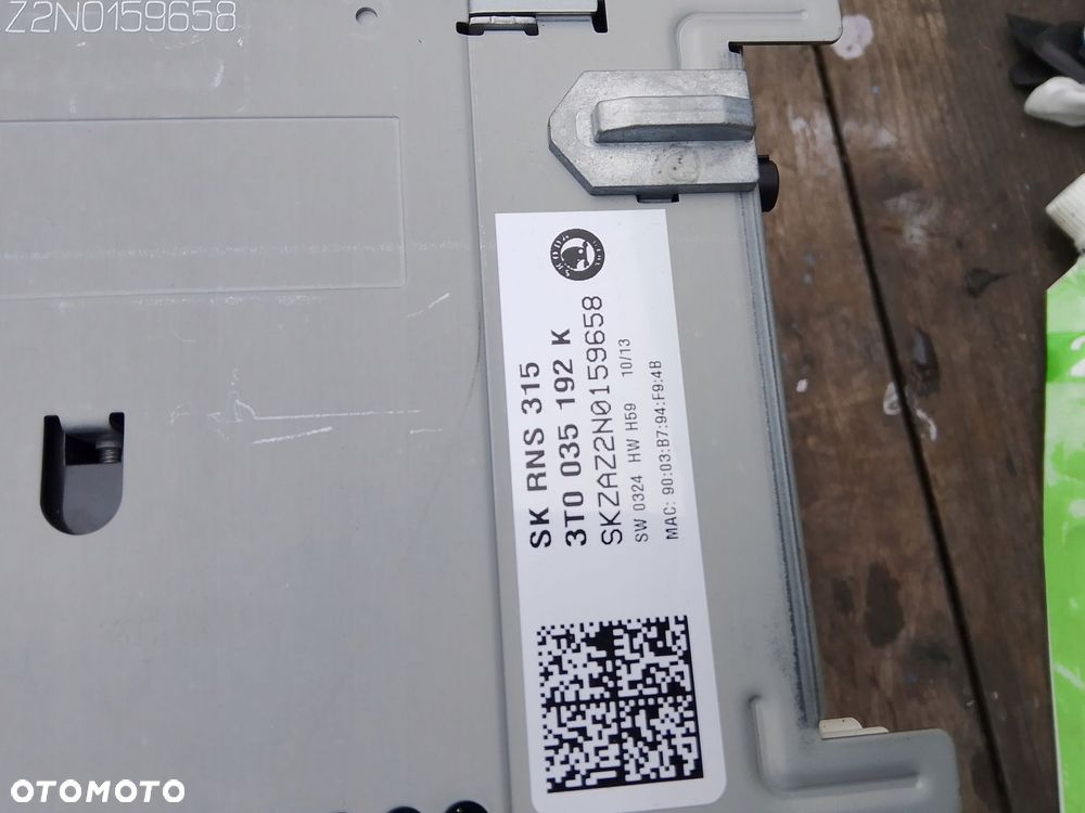 radio skoda superb ii 3t0035192k - 6