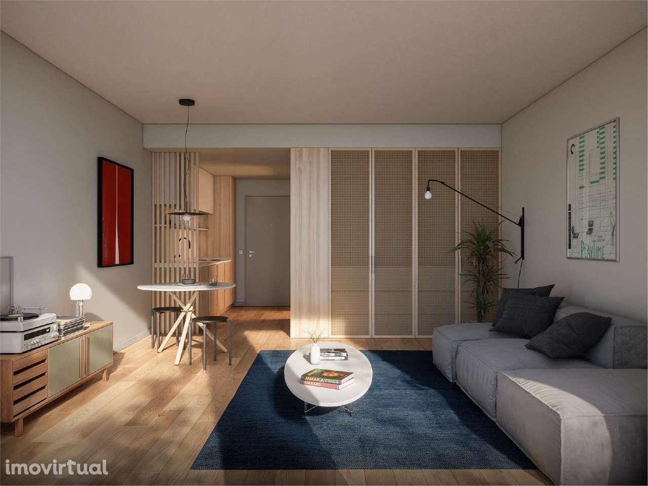 Apartamento T0 com 51,50 m2, parqueamento | Emp. Vieira da Silva, Sald - Grande imagem: 3/13