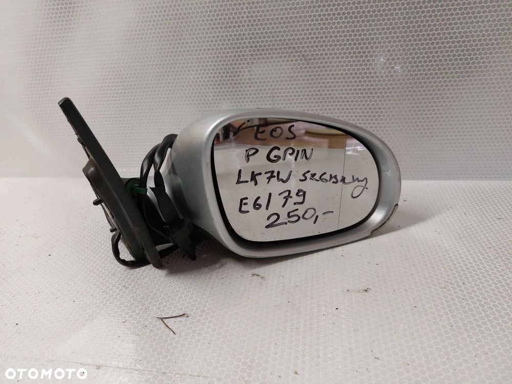 - LUSTERKO ELEKTRYCZNE PRAWE VW EOS LK7W SREBRNY 6PIN - 4