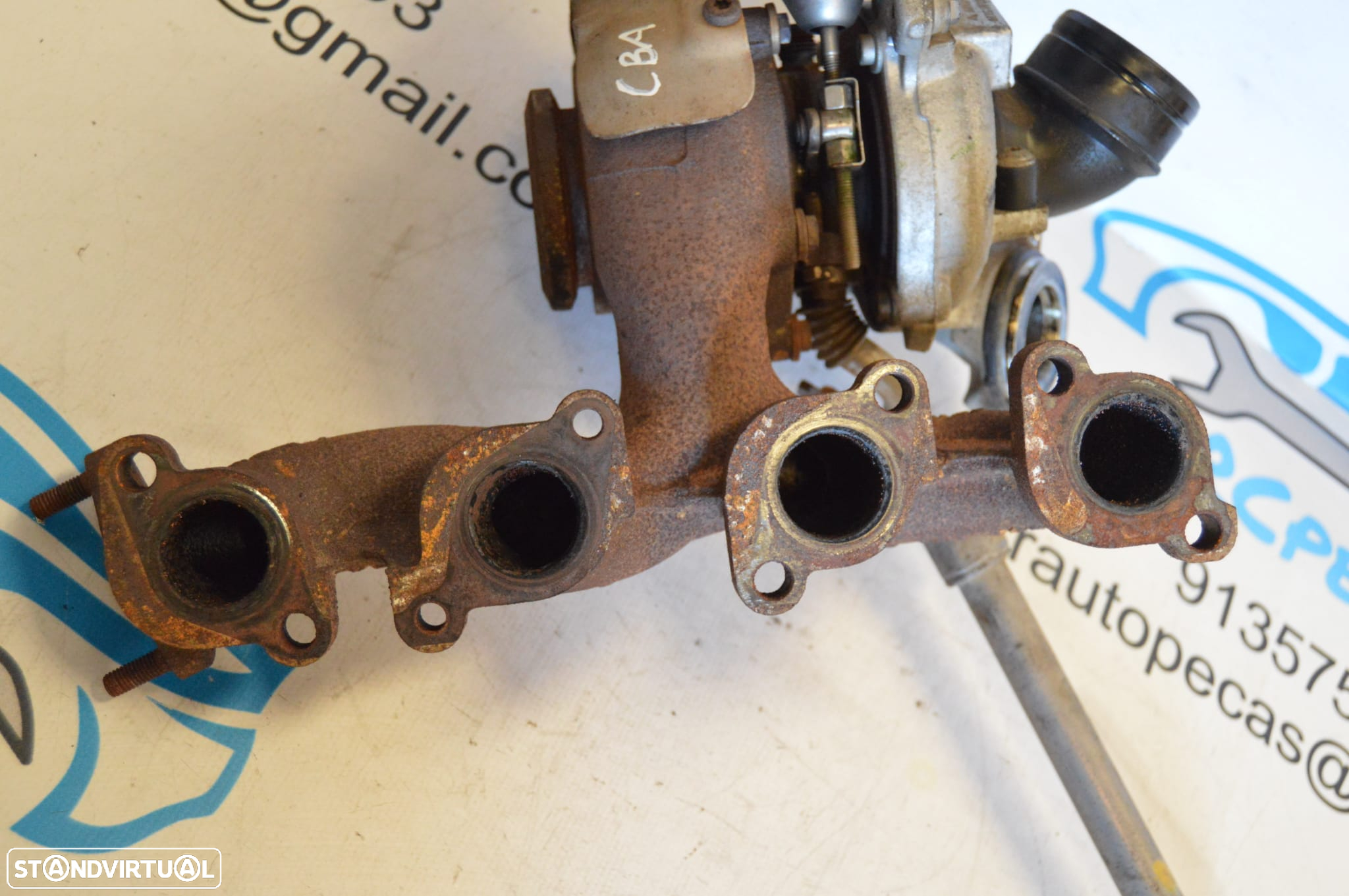 TURBO ORIGINAL 03L253016F 03L253016 50160036 00821 BV43B 0139 VW VOLKSWAGEN PASSAT B6 2.0 TDI 16V 140CV CBA CBAB - 7