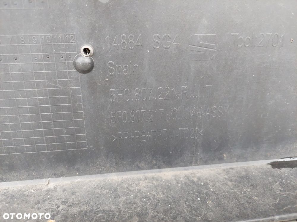 SEAT LEON III  zderzak przód przedni SPRYSKI PDC 5F0 - 6