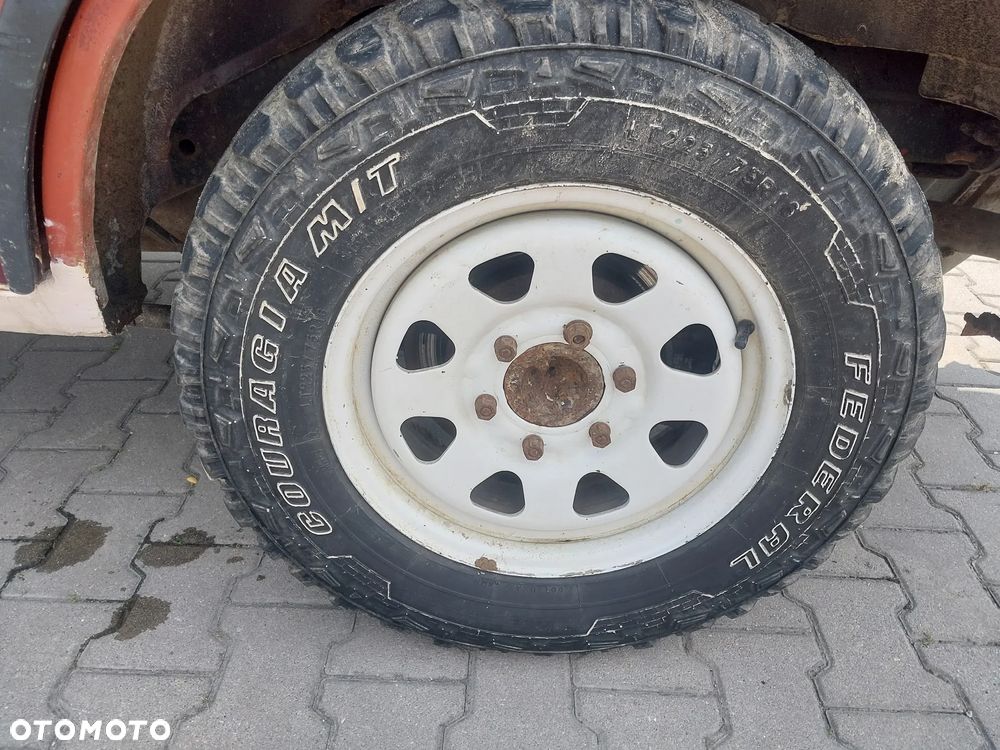 Koła felgi z oponami R 16 cali 6x139,7 opony Federal Couragia M/T LT 225/75 felgi stalowe Toyota Land Cruiser Hilux Opel Frontera Mitsubishi Pajero Nissan Patrol Lexus GX JEEP Isuzu Huindai Galloper Hummer GMC Chevrolet - 3
