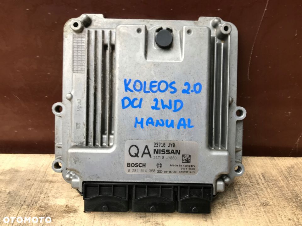 KOMPUTER SILNIKA STEROWNIK KOLEOS I 2.0 DCI