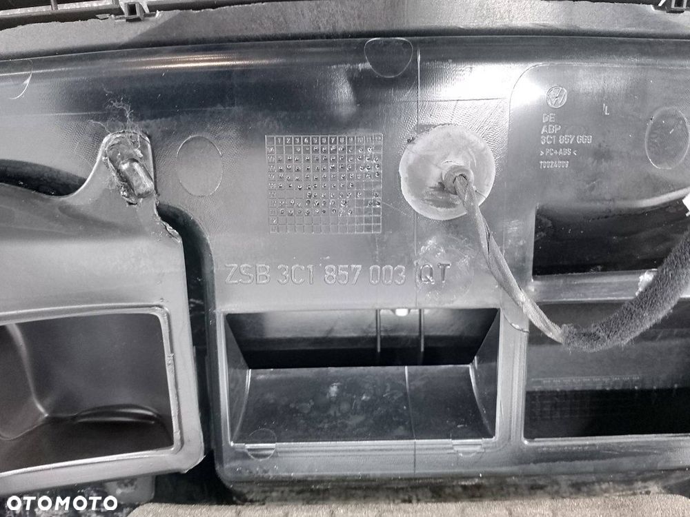 DESKA ROZDZIELCZA,KONSOLA PODUSZKI SENSOR PASY VW PASSAT B7 3C1857003QT - 13