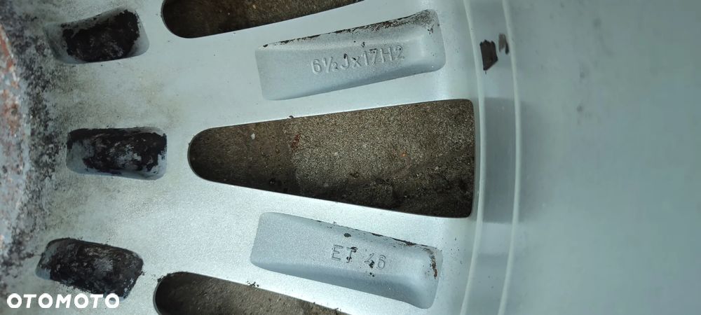 FELGI ALUMINIOWE 51767998 4x100 6.5Jx17 CALI ET46 fi56 FIAT GRANDEPUNTO CORSA D KOMPLET 4 SZTUKI - 7