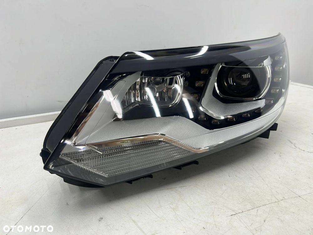 Lampa reflektor VW Tiguan 1 I 5n LIFT 10-16r. lewa przednia XENON EU + Led oryginalna lewa przód KSE - 2