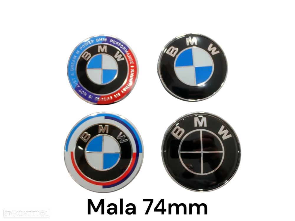 Bmw Emblema Centros Centro Jantes Emblema Volante  Capot  Mala - 2