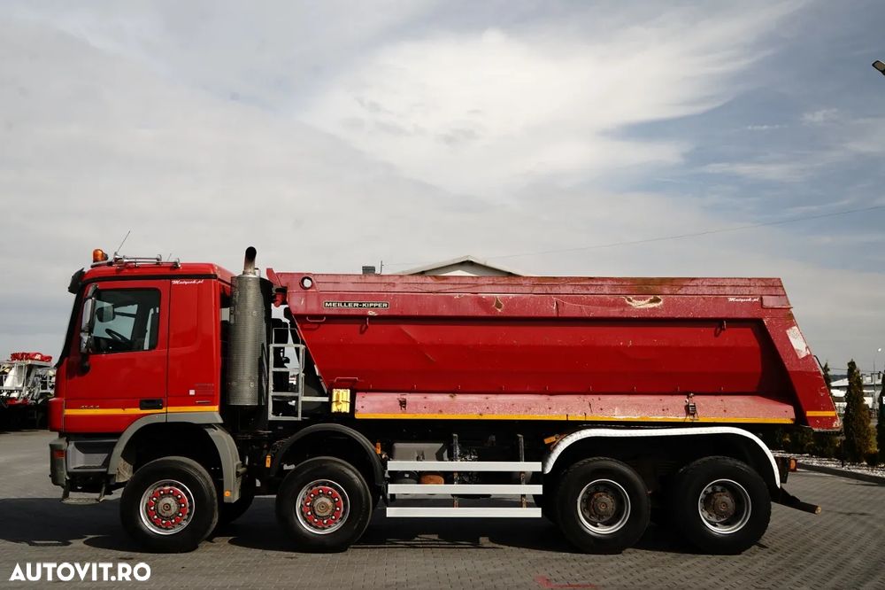 Mercedes-Benz ACTROS 4144 / 8x8 / BASCULATOR SPATE / MEILLER KIPPER / EURO 5 - 9