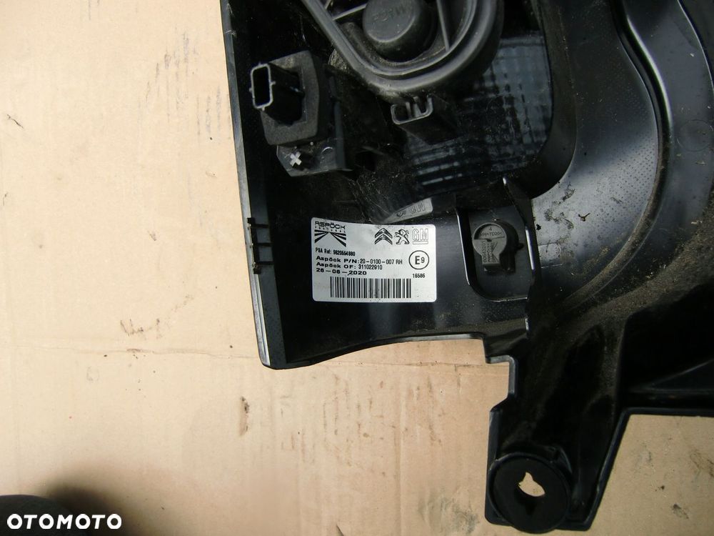 LAMPA PRAWA BERLINGO PARTNER COMBO ORY EUROPA - 3