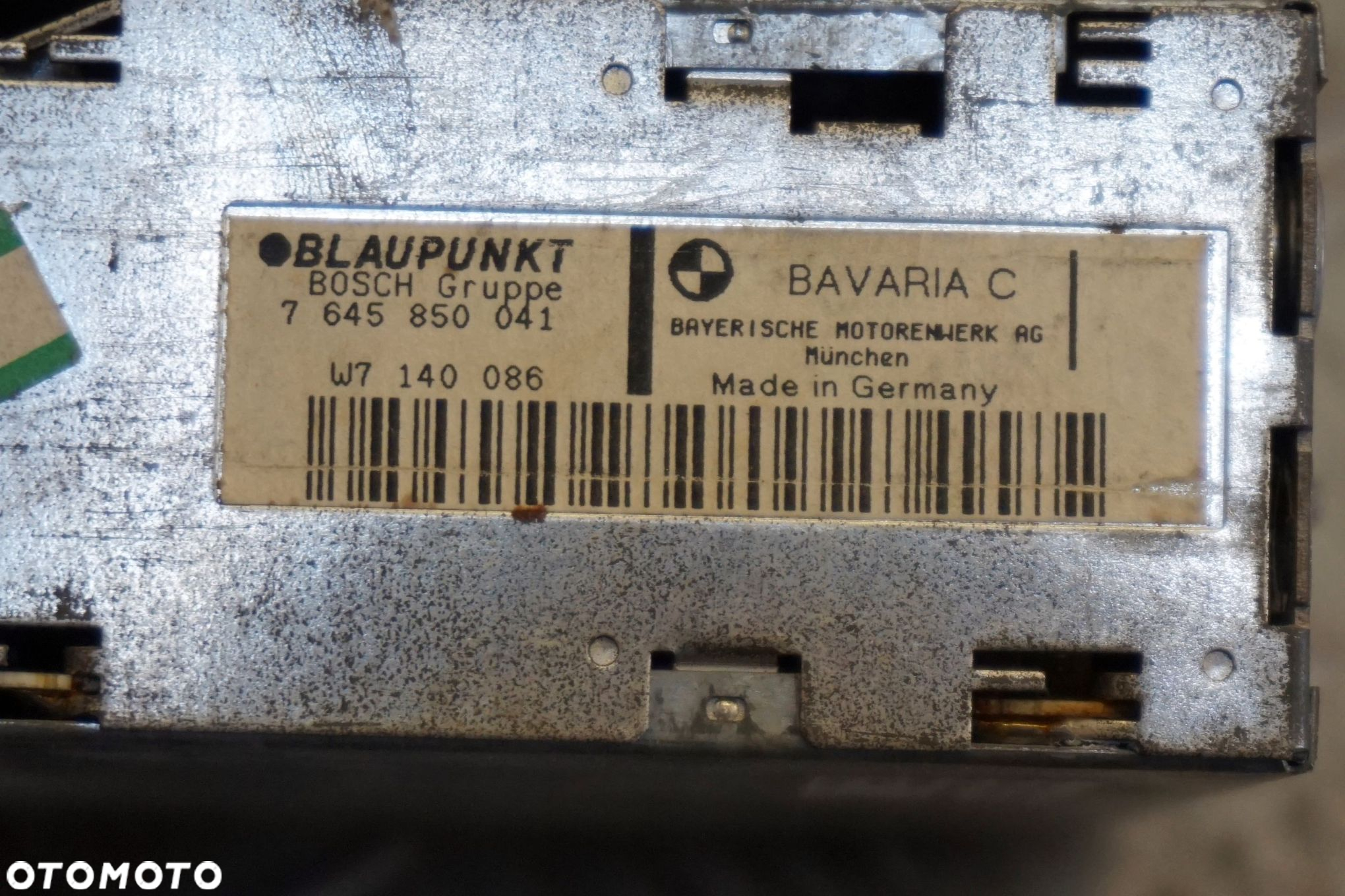 RADIO FABRYCZNE KASETA 5 E12 7645850041 BAVARIA C E3 E9 E10 E12 E21 E21 E23 E28 BMW 1972-1981 - 4