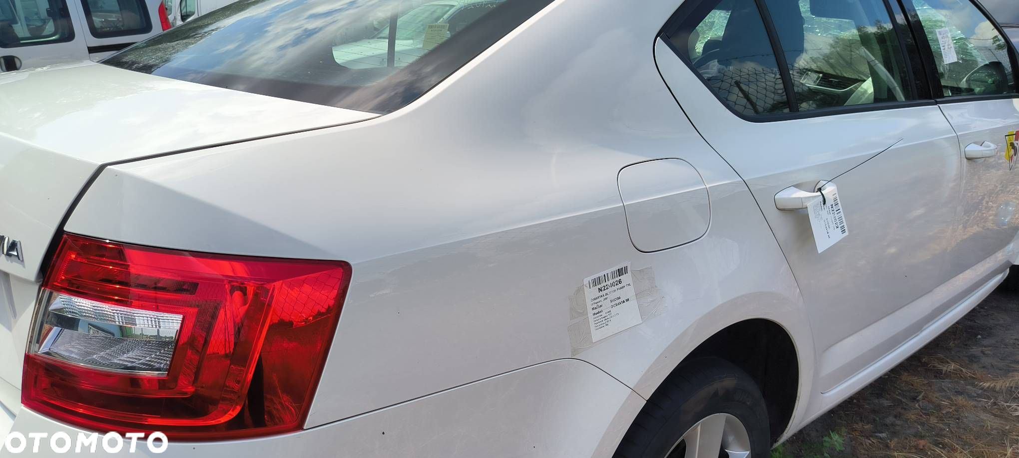 ĆWIARTKA BŁOTNIK PRAWY TYŁ SKODA OCTAVIA III WANNA LEWA - 6