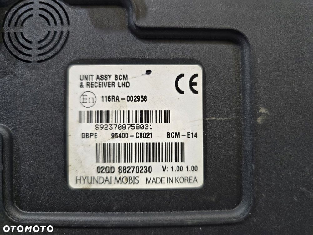moduł komfortu bcm hyundai i20 ii 19r lift 95400-c8021 - 5