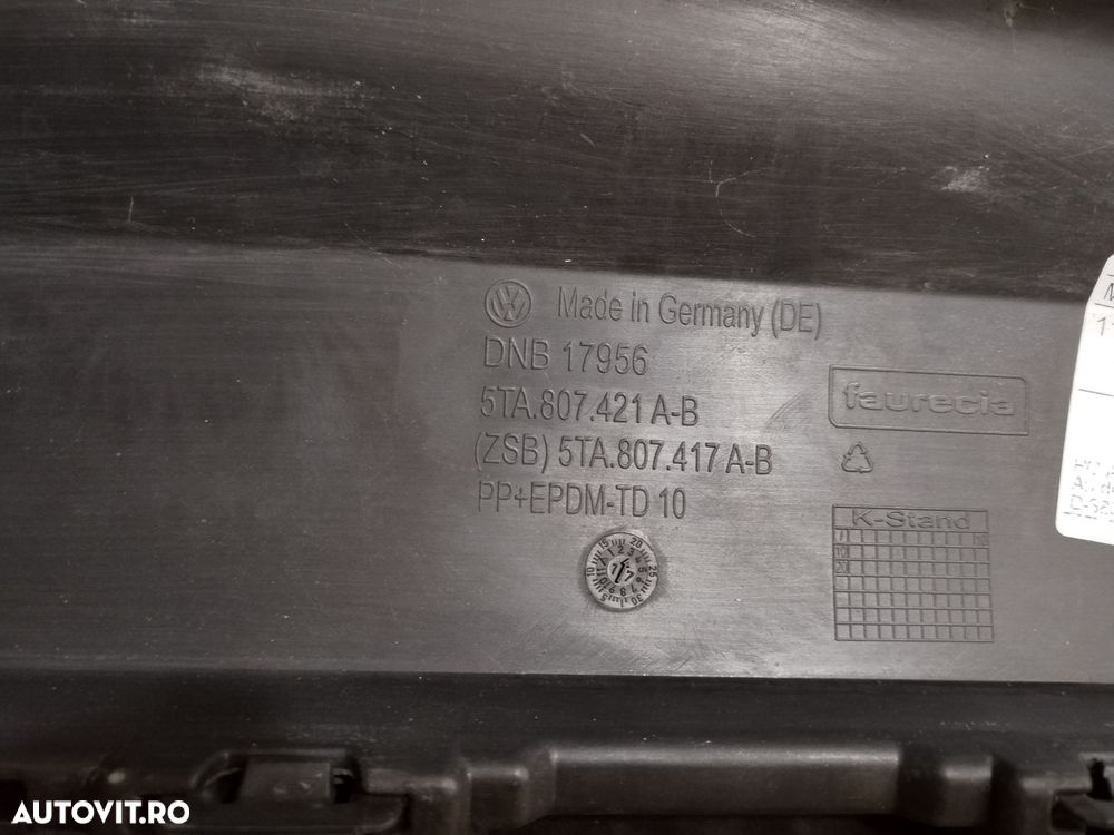 Bara spate VW Touran, 2015, 2016, 2017, 2018, 2019, 5TA807421AB. - 3