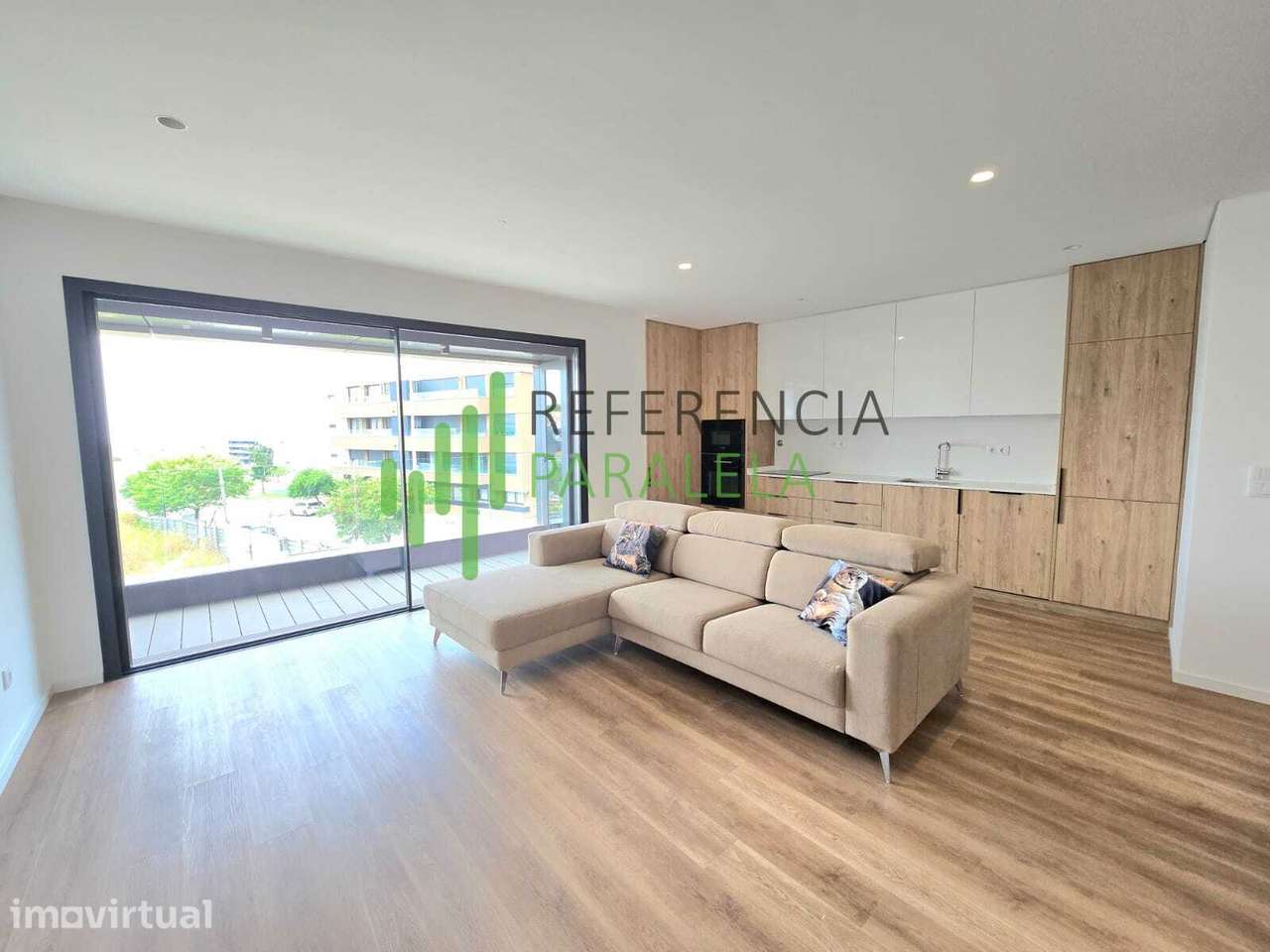 Apartamento T3 Novo, Mobilado e Equipado | Vista Mar | Madalena - Grande imagem: 2/13
