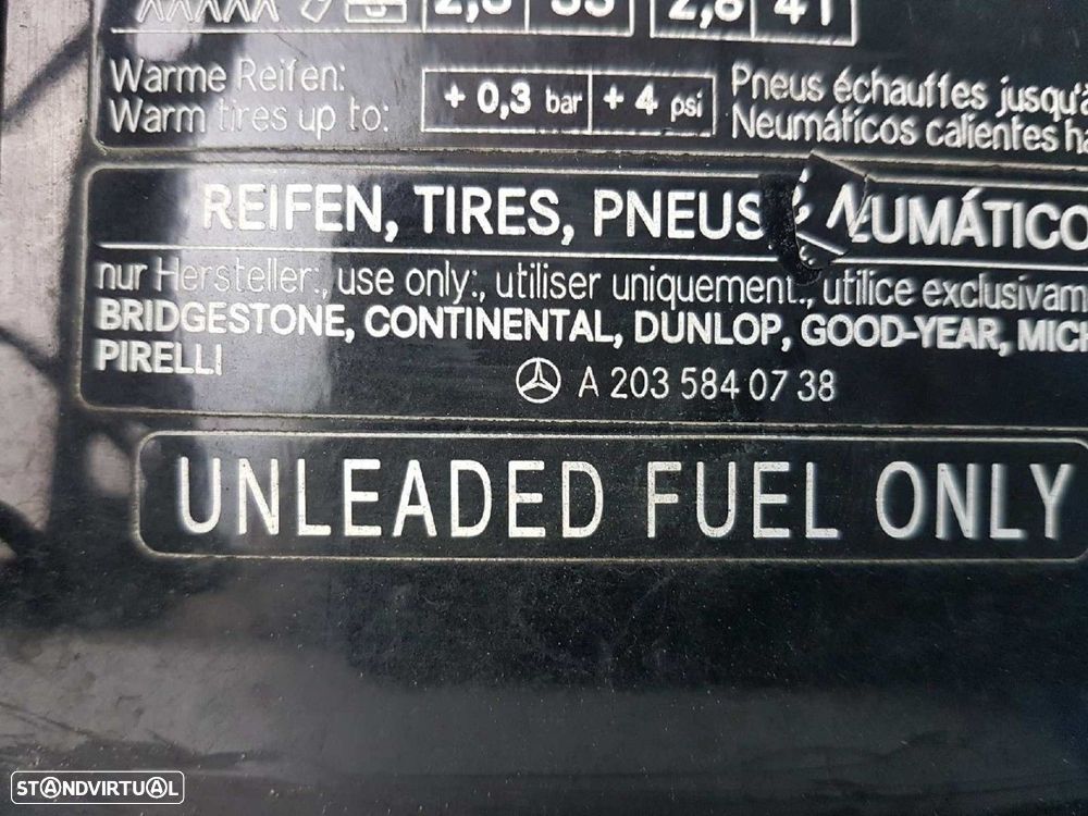 TAMPA DE COMBUSTÍVEL MERCEDES CLASE C (W203) BERLINA 180 (203.035) - 4