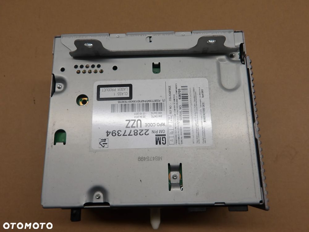 OPEL MERIVA B 10-13 1.3CDTI RADIO 22877394 - 3