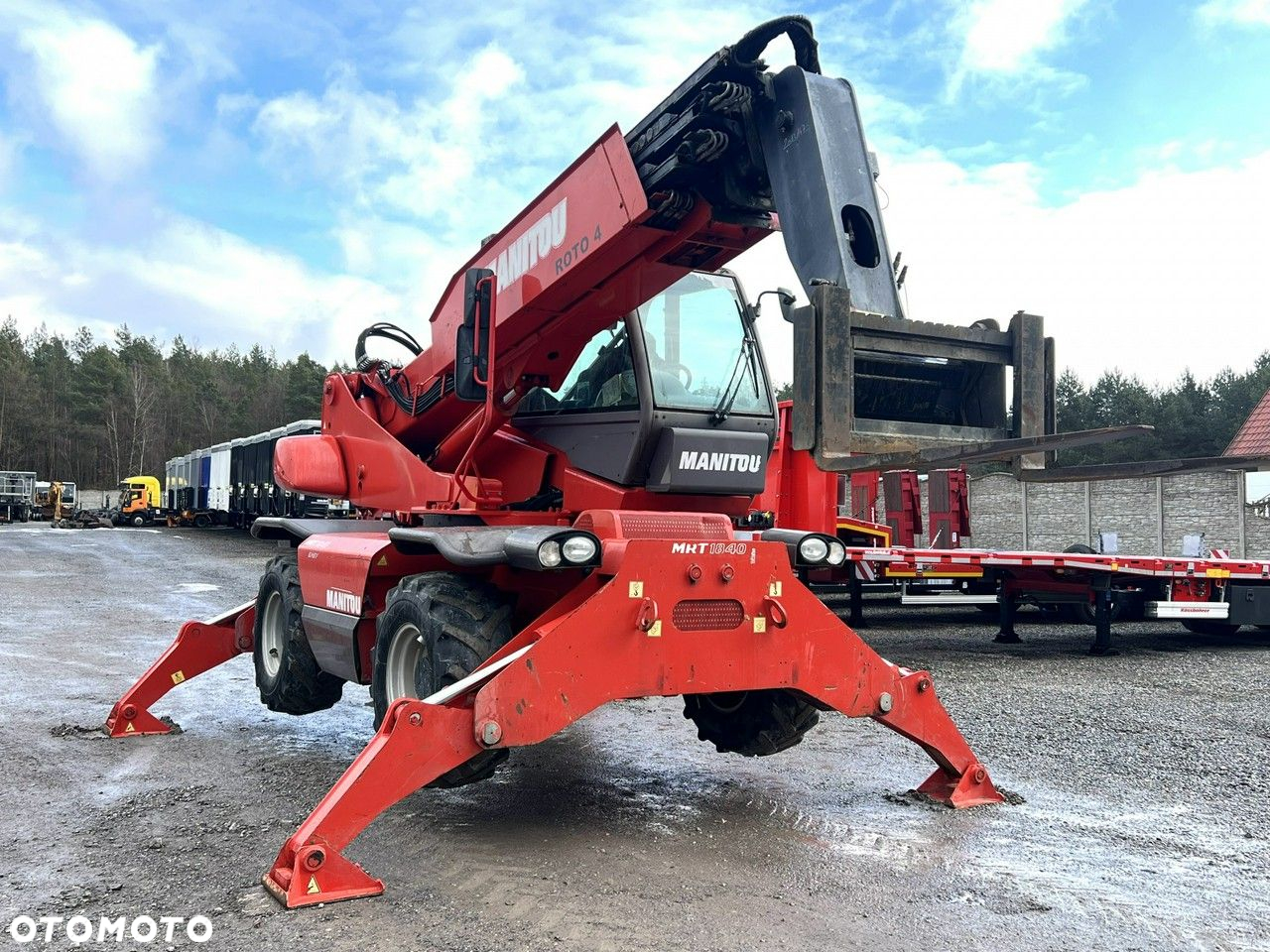 Manitou MRT 1840 ROTO Turbo Ładowarka Teleskopowa Obrotowa 1850 - 5