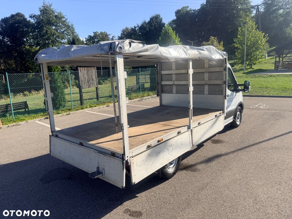 Ford FORD TRANSIT 350 PLANDEKA L3 2.0 DIESEL 170 KM • 2021 • 89 827 KM • ŁADOWNOŚĆ 1375 KG • FV 23% • SALON POLSKA • SERWIS ASO • PEŁNA EKSPERTYZA • GWARANCJA - 16
