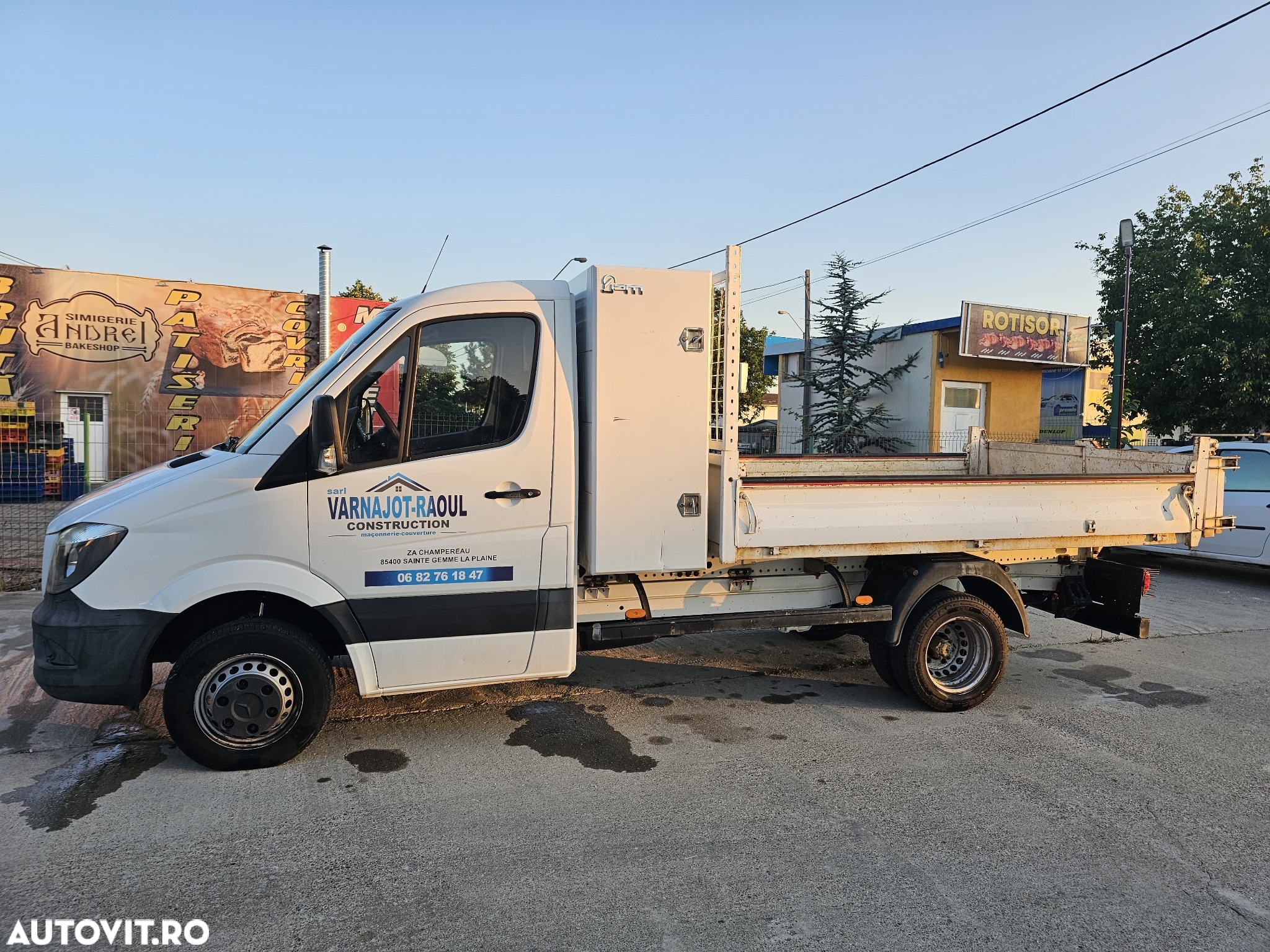 Mercedes-Benz Sprinter 513 CDI - BASCULABIL - axa dubla - 3.5T - 2