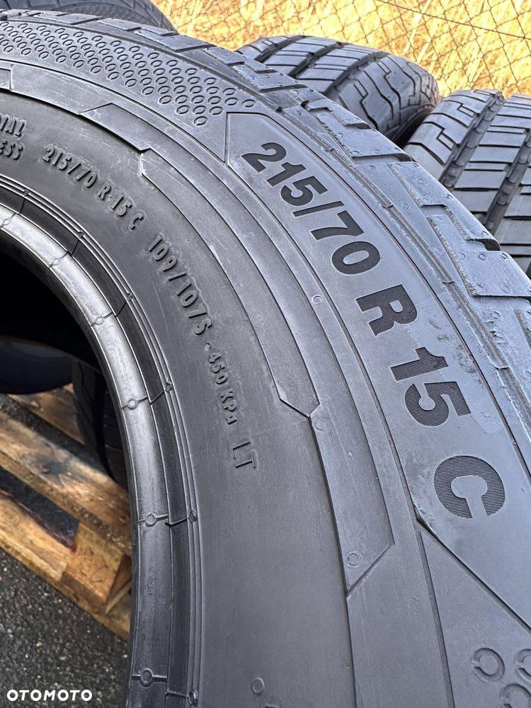 Continental ContiVanContact 215/70/15c kpl 4 szt 2024 rok, jak Nowe !! - 5