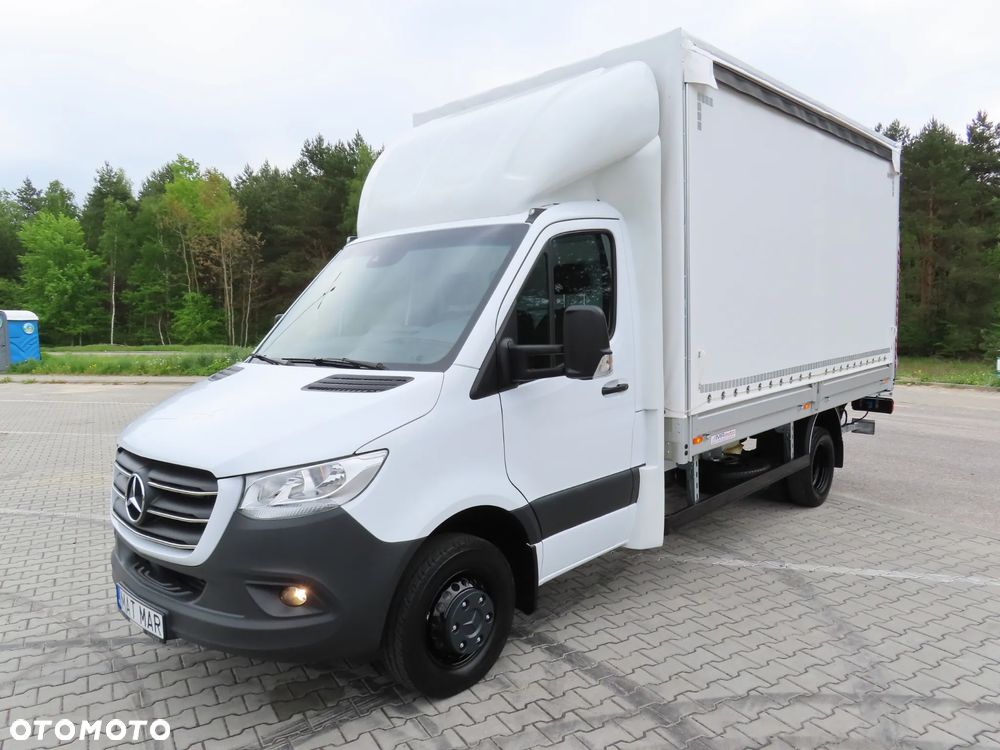 Mercedes-Benz Sprinter 519 CDI 190 KM Firana + Winda Załadowcza 1000 Kg Udźwig Skrzynia 4269 mm Długa 8.E.Palet Rozstaw Osi 4325 mm DMC 3500 Kg Ładowność 763 Kg WZMACNIANY Stan Jak NOWY Gotowy Dostępny OKAZJA - 8