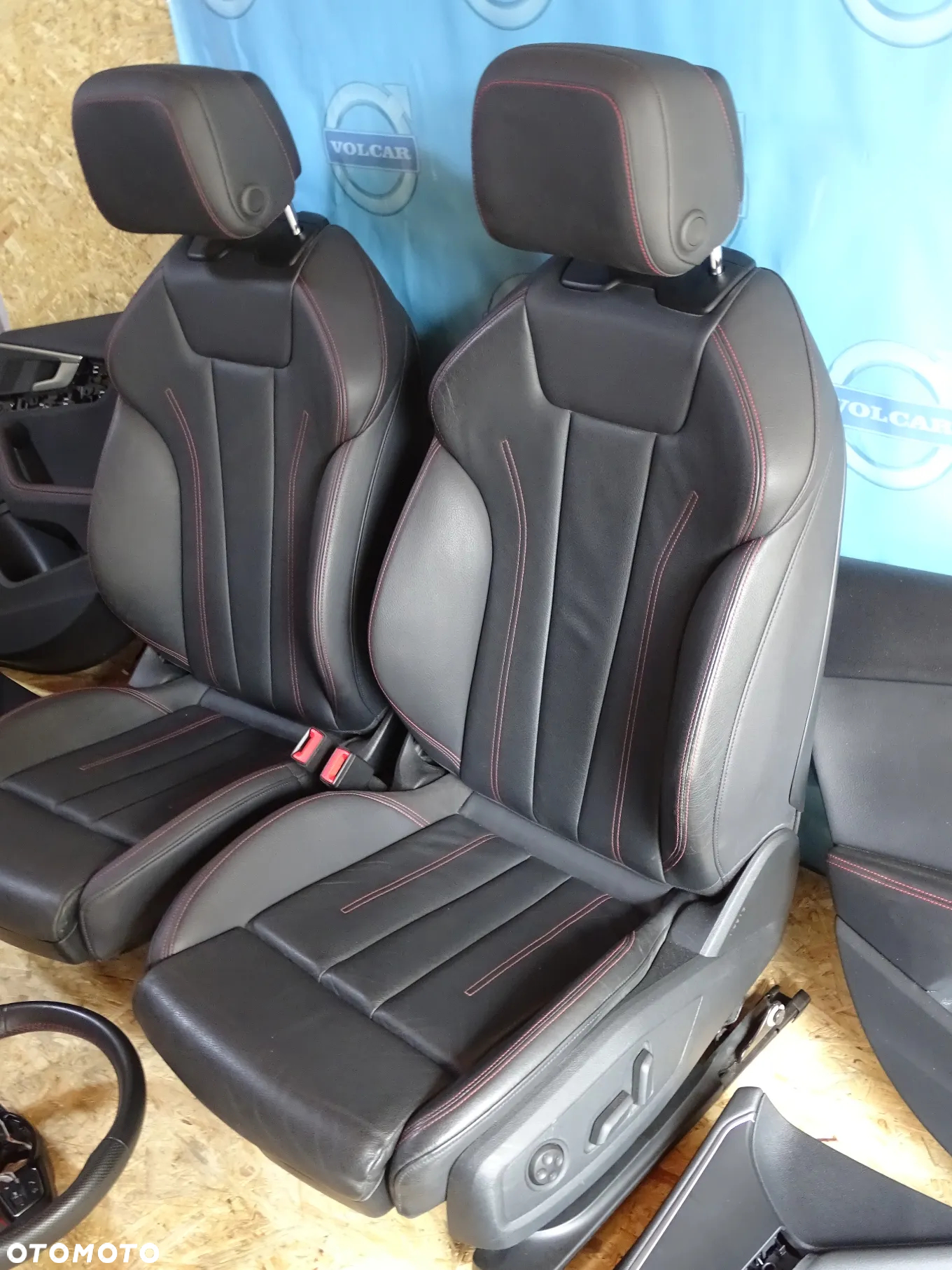 FOTELE KOMPLET TAPICERKA AUDI A4 B9 EUROPA SKÓRA - 2