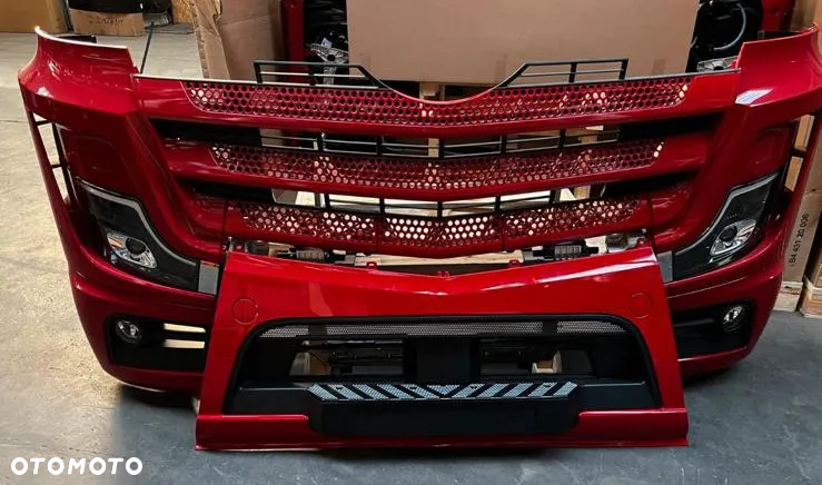 MERCEDES ACTROS MP5 MP4 PRZÓD ZDERZAK REFLEKTORY MASKA GRILL NAROŻNIKI - 5