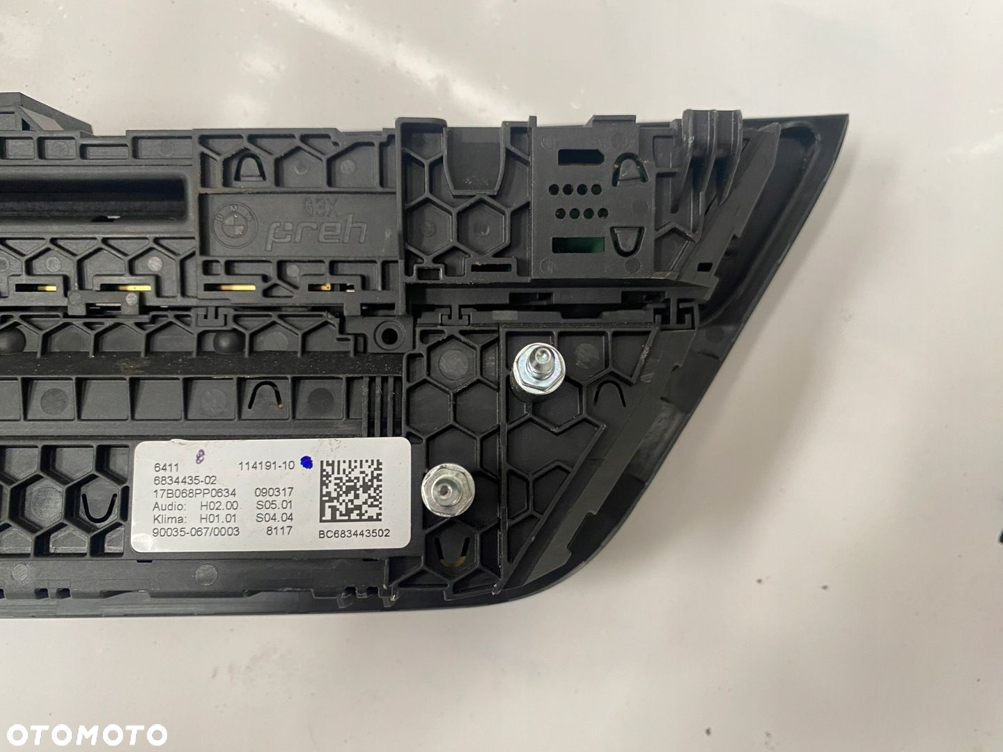 BMW 5 G30 G31 PANEL KLIMATYZACJI 6834435 - 8