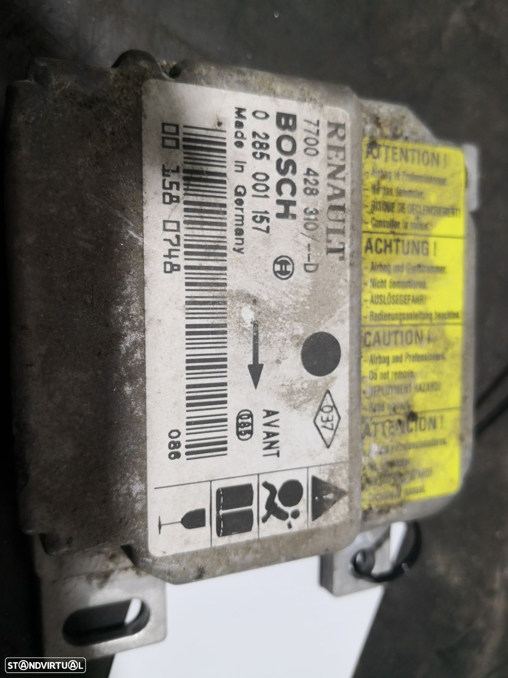 Centralina De Airbags Renault Clio Ii (Bb_, Cb_) - 2