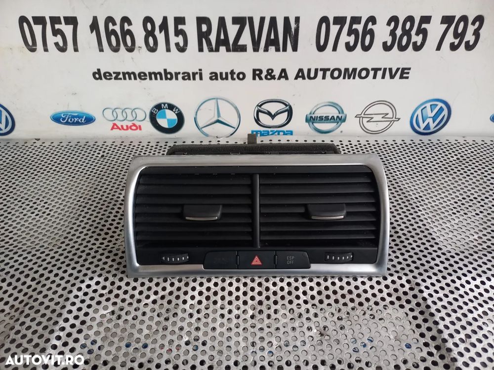 Grile Grila Aerisire Ventilatie Bord Centrala Audi Q7 4L An 2005-2006-2007-2008-2009-2010-2011-2012 - 2