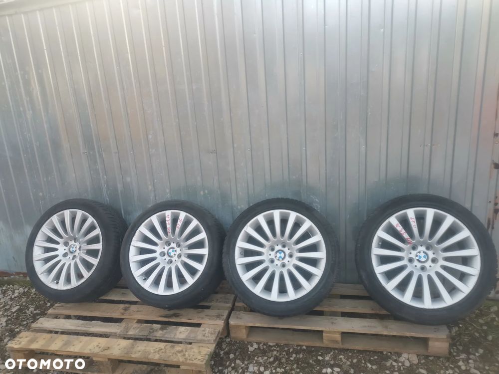 KOŁA FELGI ALUMINIOWE ALUFELGI FELGI BMW 7 OE styling 235 6775404 6775405 8,5j 9,5 x 19" 5x120 ET 25 OPONY ZIMOWE RUNFLAT 245/45 R19  275/40 R19 - 1