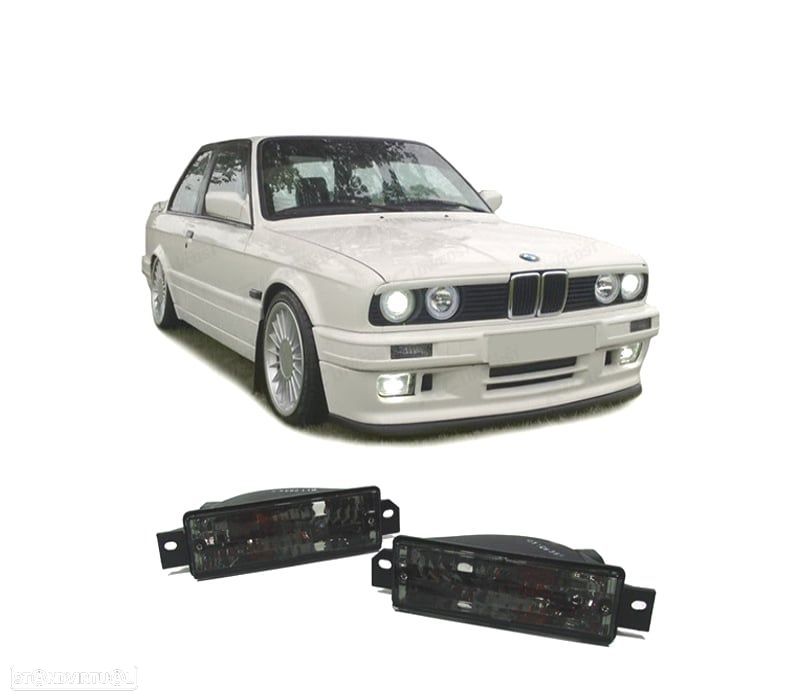 PISCAS FRONTAIS BMW E30 87-93 FUMADOS - 1