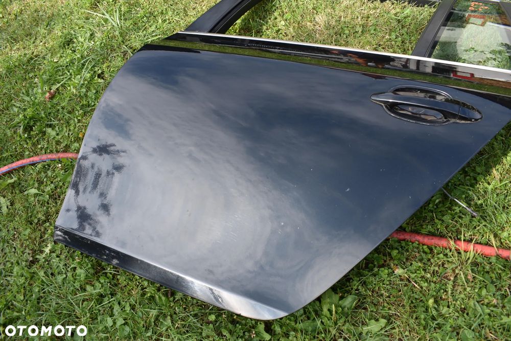 BMW E60 E61 KOMBI DRZWI LEWE TYLNE TYŁ BLACK SAPPHIRE METALLIC W KOLOR - 5