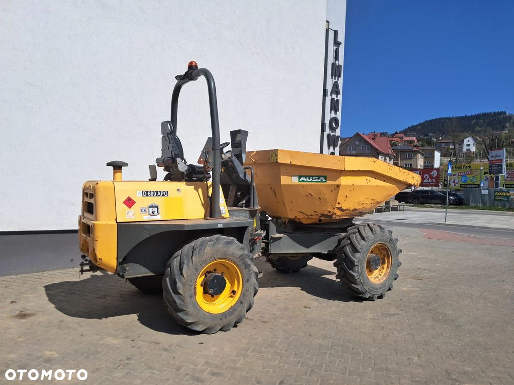 Ausa D 600 APG WOZIDŁO BUDOWLANE OBROTOWE 6 t ton kamera przód + tył ROK 2017 DEUTZ mocne 75KM oświetlenie drogowe opony PRZÓD NOWE Terex ta6 s Thwaites 6 Mecalac Wacker Neuson DW 6 9 Jcb kiper +obrót kierunkowskazy WYWROTKA DUMPER 4x4 - 2
