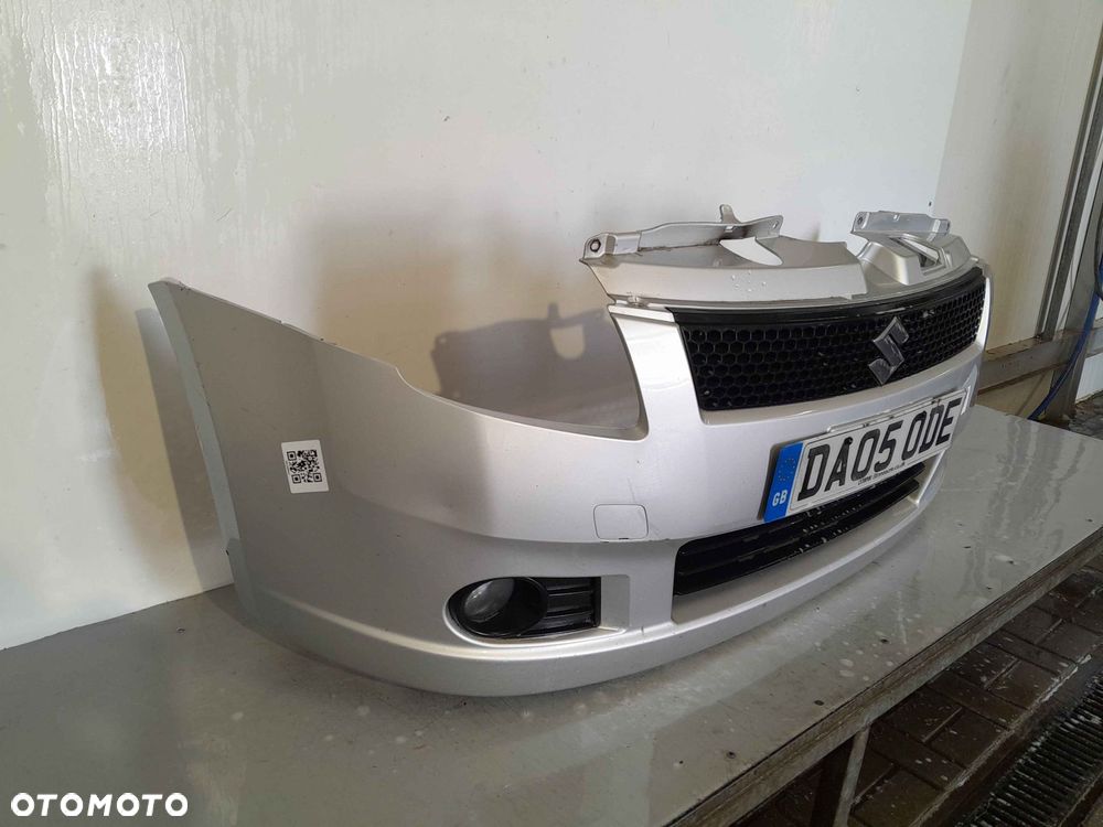 ^ ZDERZAK PRZÓD PRZEDNI SUZUKI SWIFT 4 IV 6 VI ZCC SREBRNY HALOGENY - 4